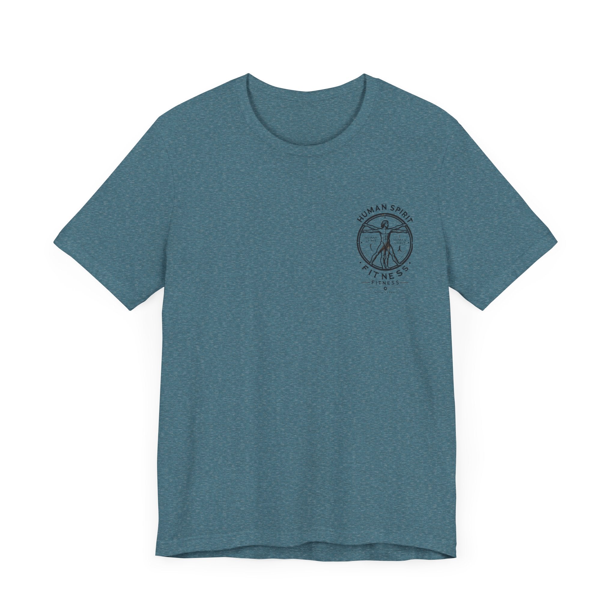 Unisex Fitness Graphic Tee - Human Spirit Design