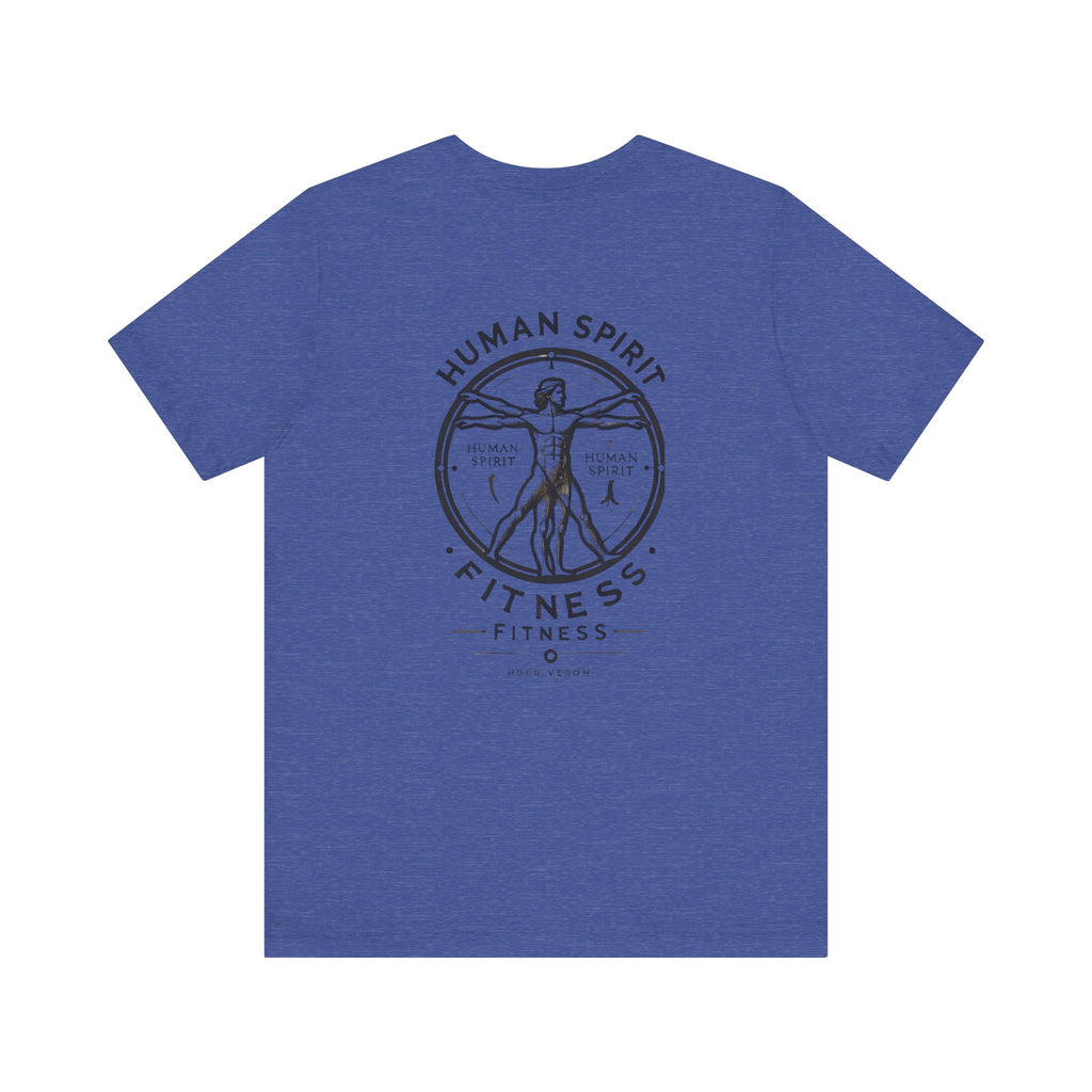 Unisex Fitness Graphic Tee - Human Spirit Design