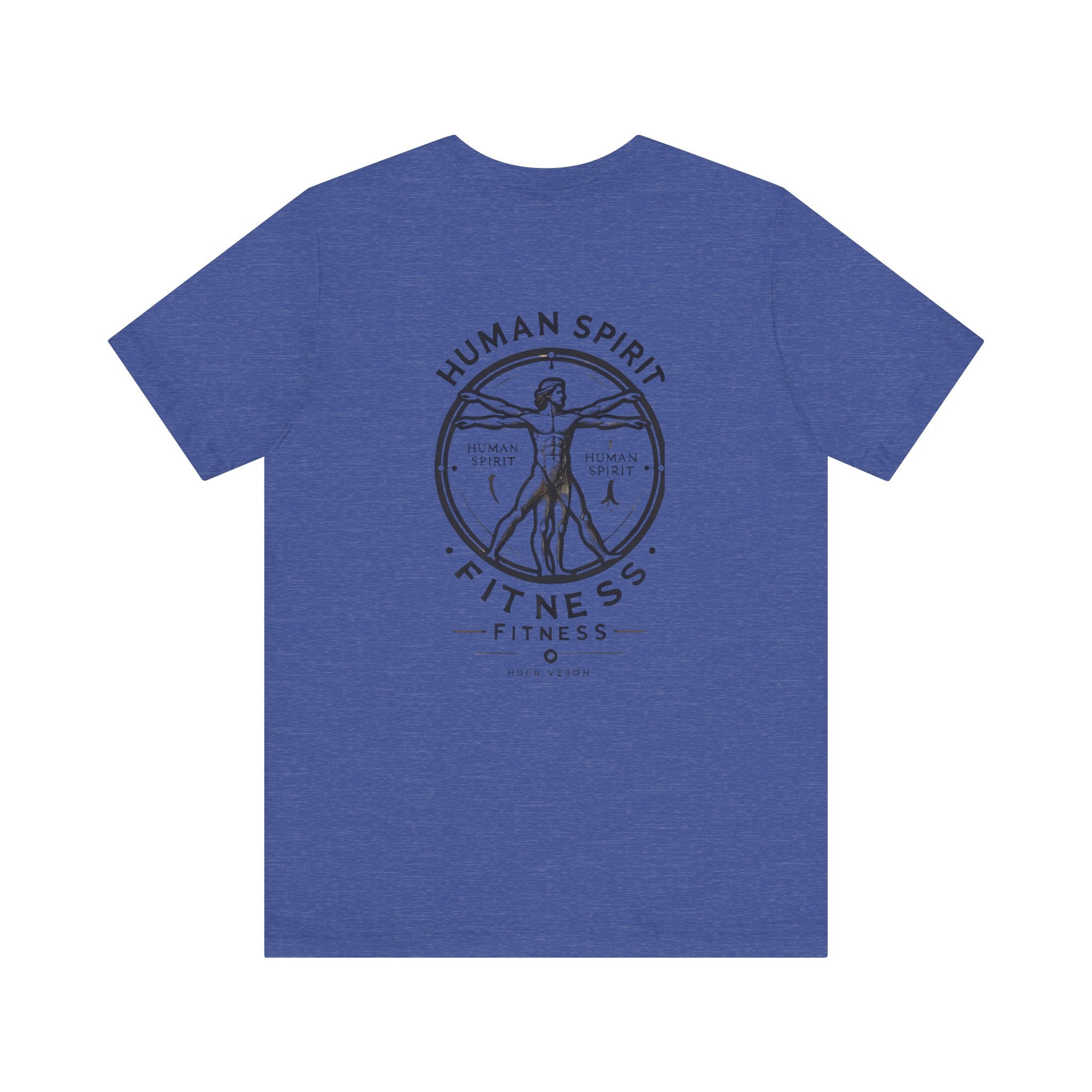 Unisex Fitness Graphic Tee - Human Spirit Design