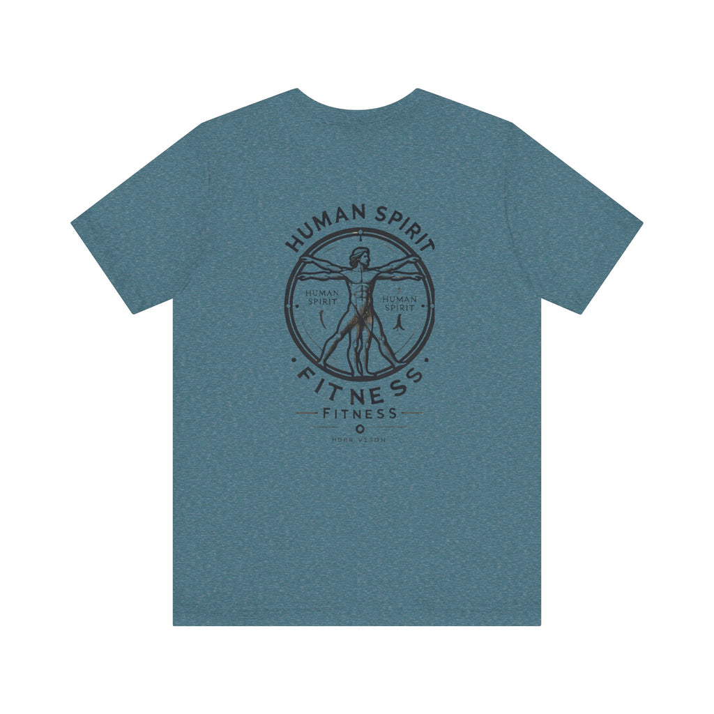 Unisex Fitness Graphic Tee - Human Spirit Design