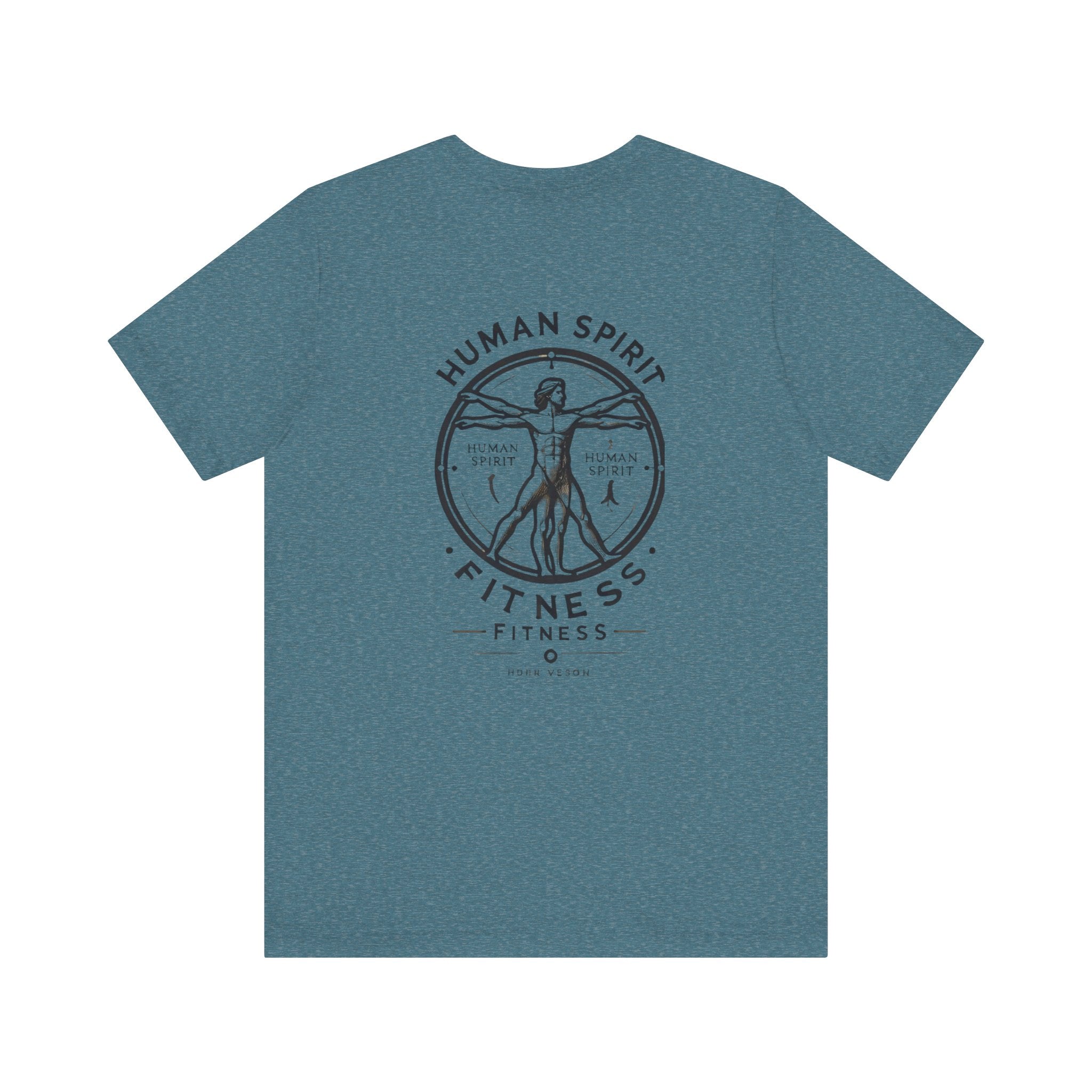 Unisex Fitness Graphic Tee - Human Spirit Design