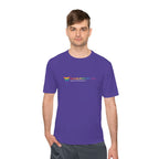 Unapologetically Strong Athletic Tee — Rainbow Pride Fitness Shirt