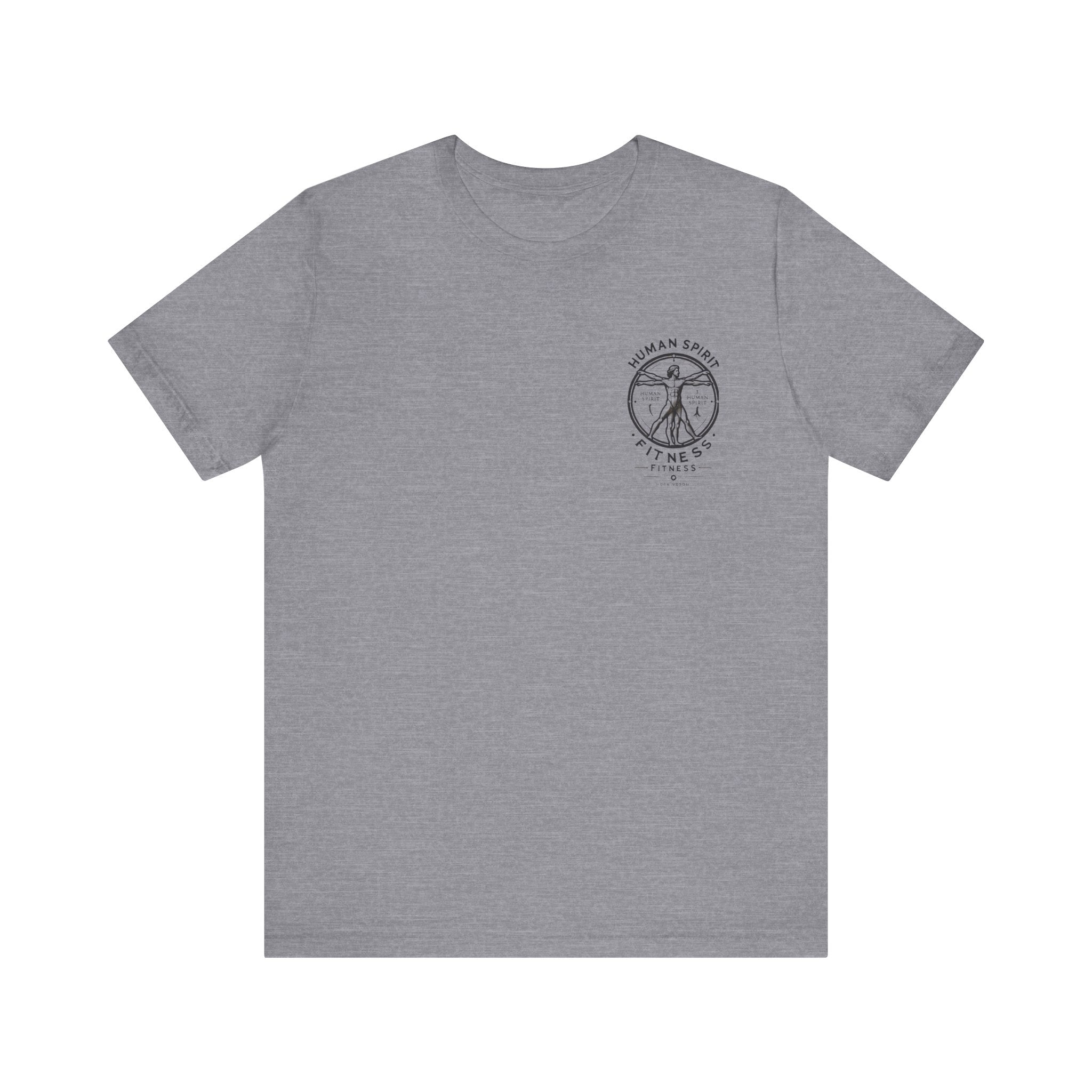Unisex Fitness Graphic Tee - Human Spirit Design