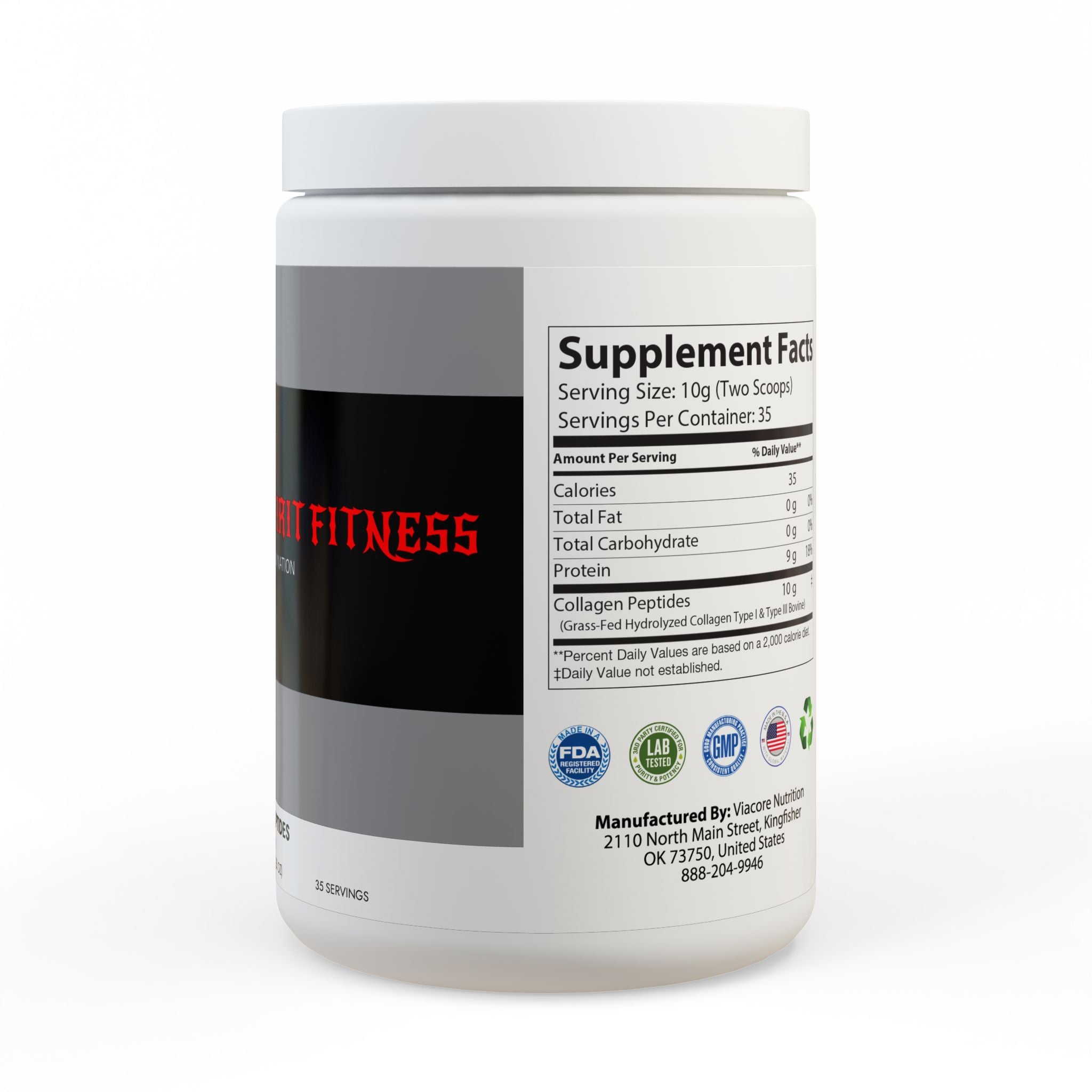Collagen Peptides Type I & III Supplement (350g, 12.3oz)
