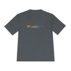 Unapologetically Strong Athletic Tee — Rainbow Pride Fitness Shirt