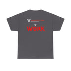 Workout T‑Shirt — 'Work' Spartan Spirit Fitness Gym Tee