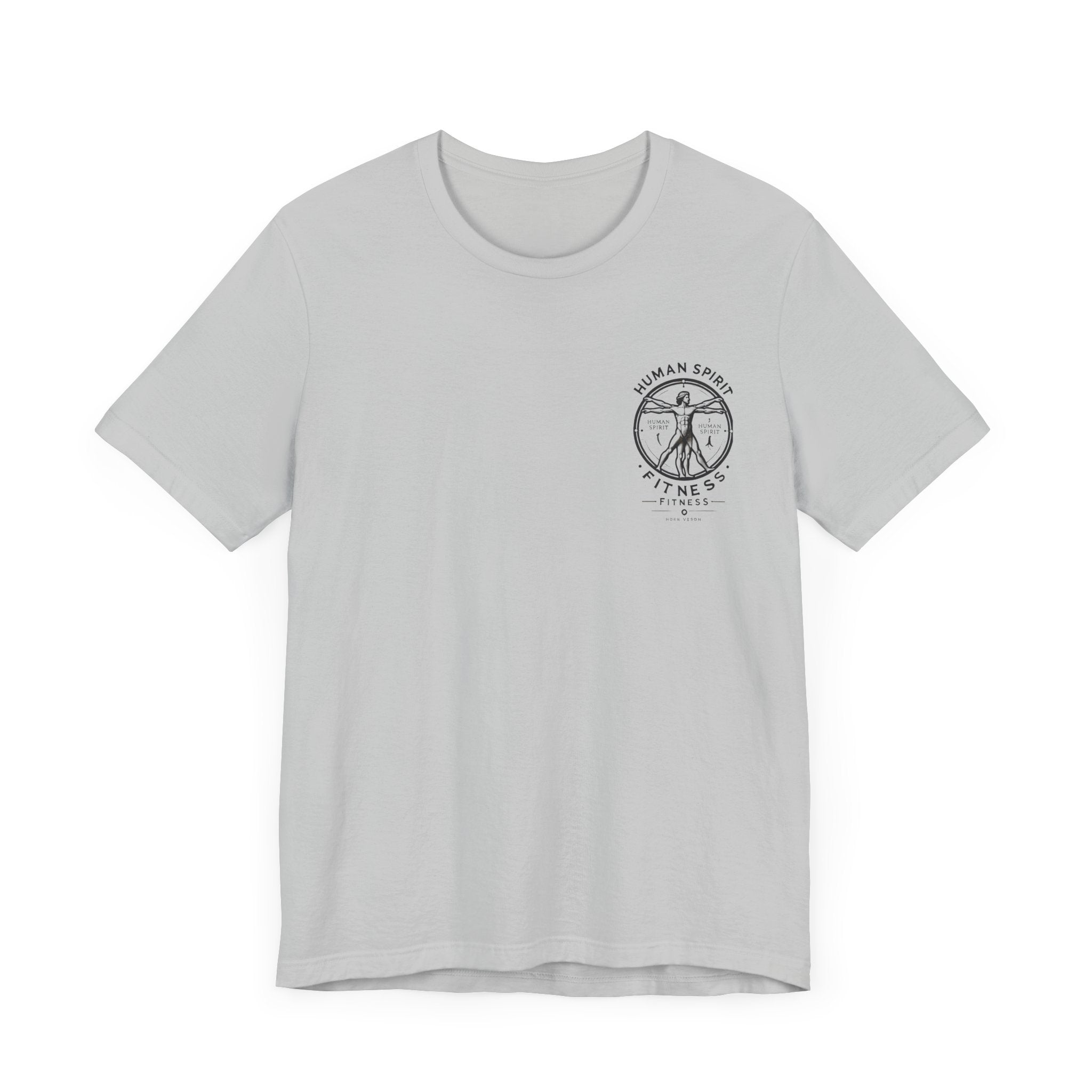 Unisex Fitness Graphic Tee - Human Spirit Design