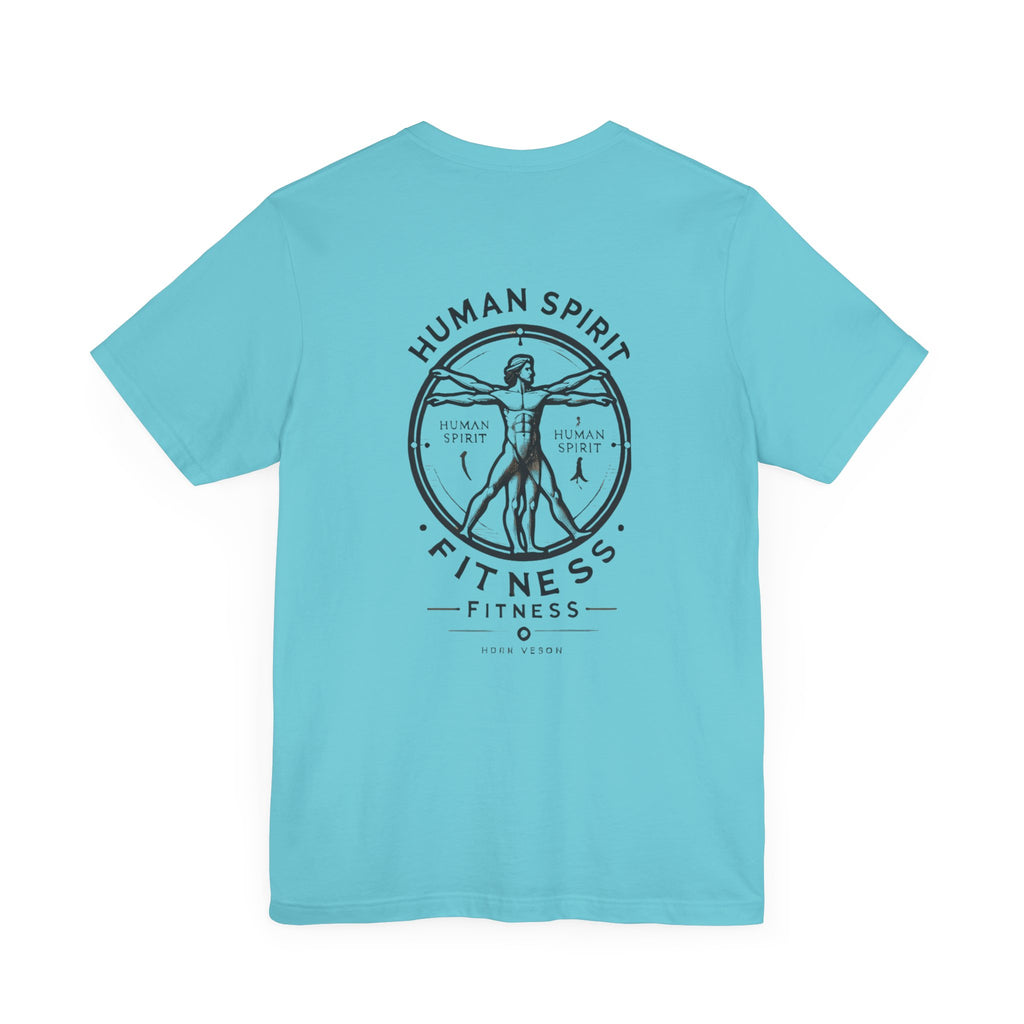 Unisex Fitness Graphic Tee - Human Spirit Design