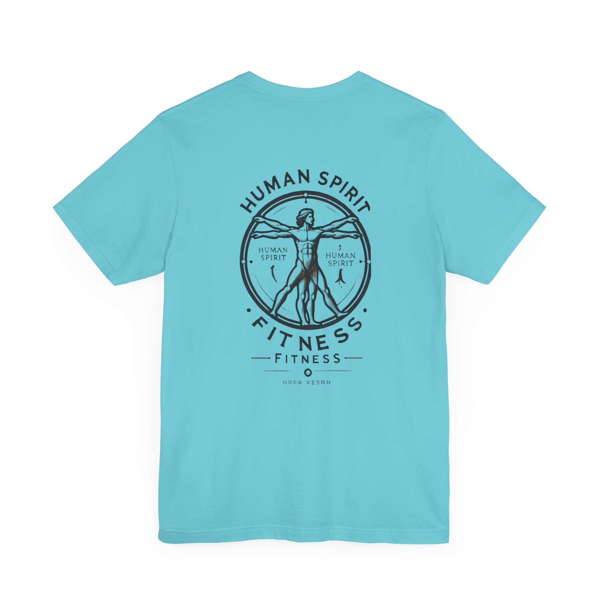 Unisex Fitness Graphic Tee - Human Spirit Design