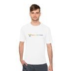 Unapologetically Strong Athletic Tee — Rainbow Pride Fitness Shirt