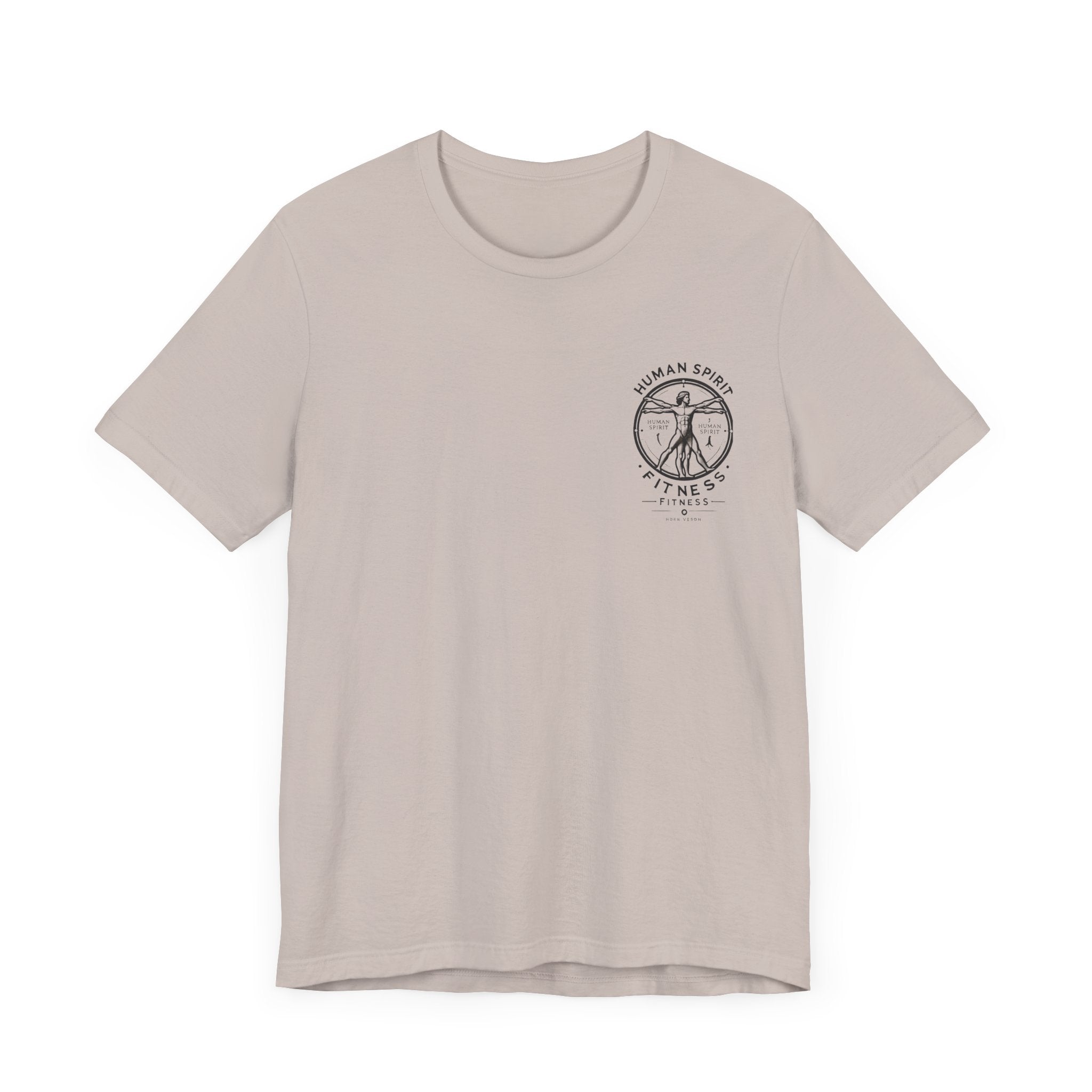 Unisex Fitness Graphic Tee - Human Spirit Design