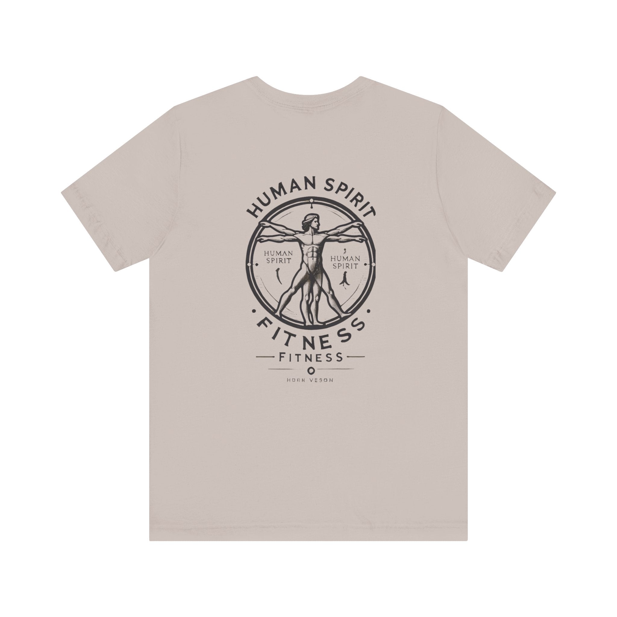 Unisex Fitness Graphic Tee - Human Spirit Design