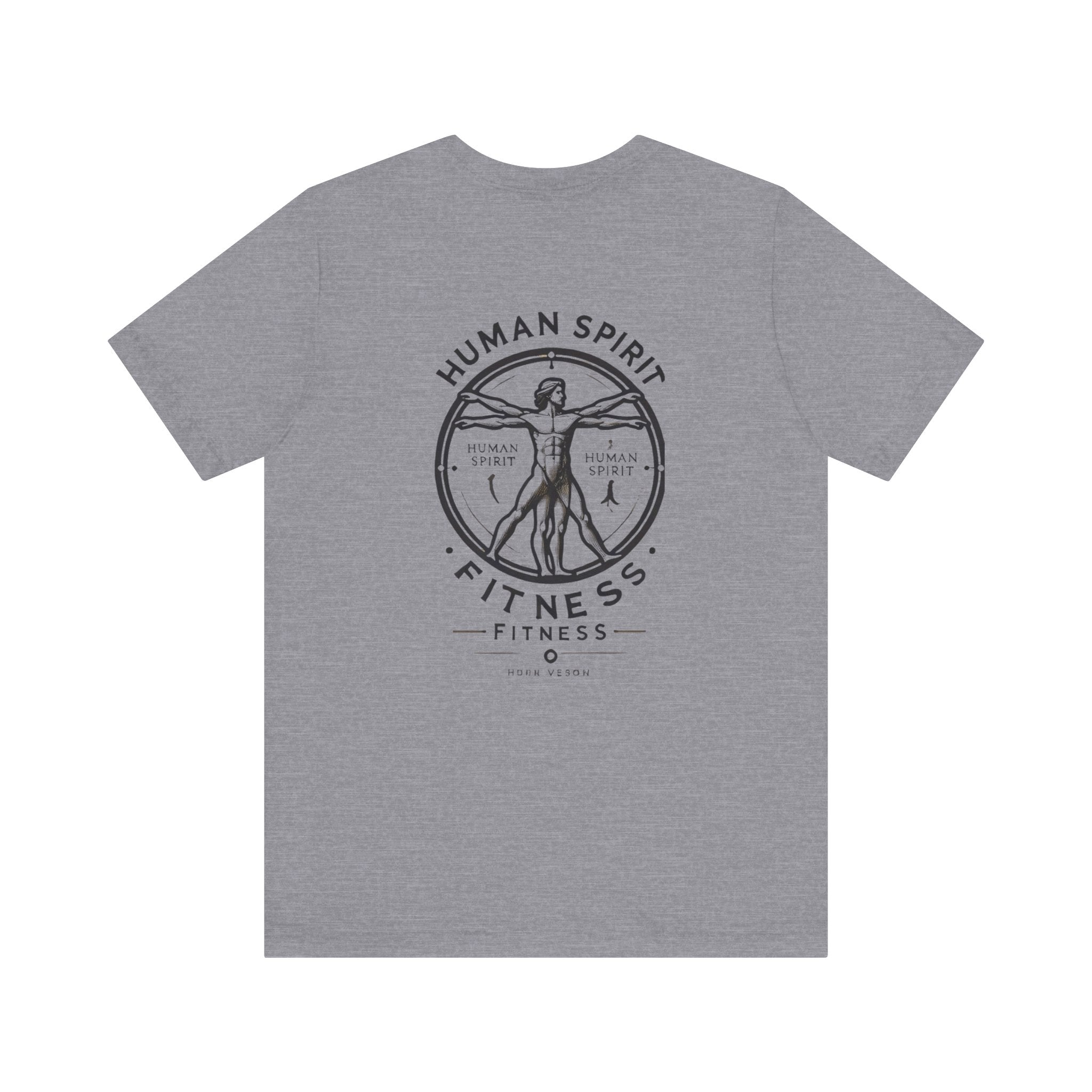 Unisex Fitness Graphic Tee - Human Spirit Design