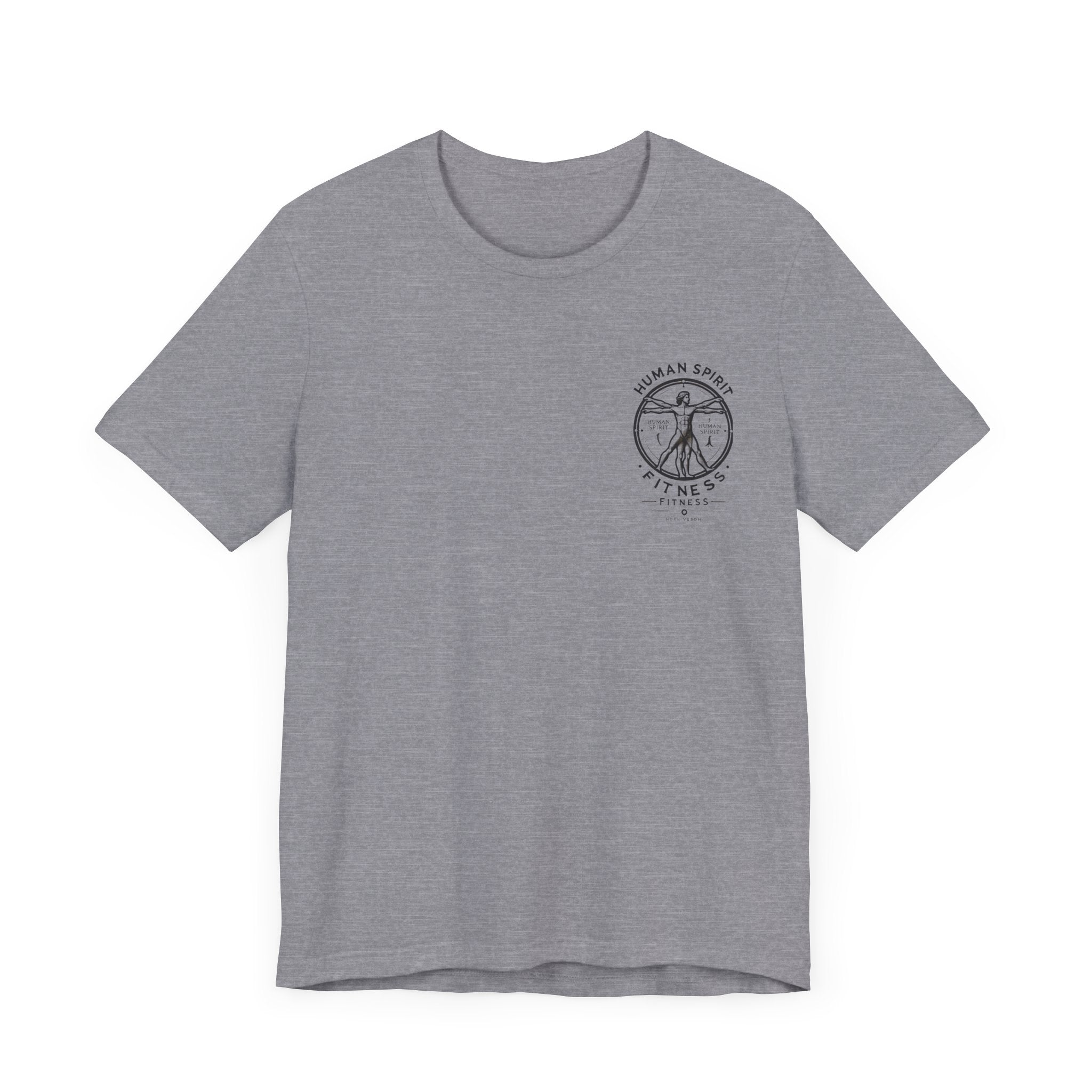 Unisex Fitness Graphic Tee - Human Spirit Design