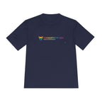 Unapologetically Strong Athletic Tee — Rainbow Pride Fitness Shirt