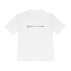 Unapologetically Strong Athletic Tee — Rainbow Pride Fitness Shirt