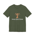 Human Spirit Fitness Unisex Tee - Body Mind Spirit Empowerment Shirt